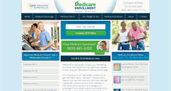 Desktop Screenshot of medicareenrollment.com