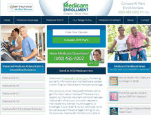 Tablet Screenshot of medicareenrollment.com
